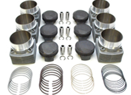 Piston & Cylinder Engine Set. Porsche 964 NA 3.6L to 3.8L (Ø109mm cyl.) - PS102-018, PP102-011, PC102-001 Piston & Cylinder Engine Set. Porsche 964 NA 3.6L to 3.8L (Ø109mm cyl.) - PS102-018, PP102-011, PC102-001