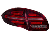 Clear / Red Lens & Black Base Tail Light / Lamps Kit. Porsche Cayenne 958 2012-14 - 95804490026 Clear / Red Lens & Black Base Tail Light / Lamps Kit. Porsche Cayenne 958 2012-14 - 95804490026