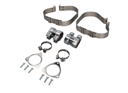 排气管配件套件。保时捷 997 Carrera 3.6L / 3.8L MKII - 99711111330, 90091000303, 99711311931, 90006736201, 99711122030, 99711124030, 90007536502, N01024426, N  01024426