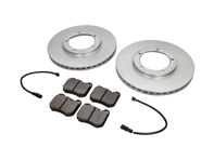 Front Brake pads and brake disc package. Porsche 944 >>85 Zimmermann - 477405083D, 94435195103, 94461221105, 94435195102, 94435195104, 477698155, 92835194200, 92835195100