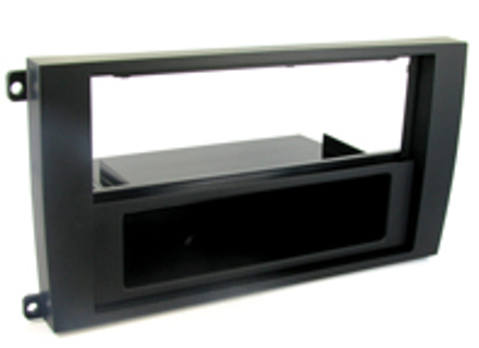 Plaque Fascia Double Din (Noire). Porsche 955/957 Cayenne 2002-10 - CT24PO01