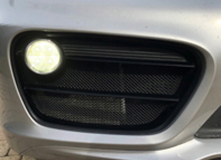 Front bumper side grille wire mesh kit. Porsche 981 Cayman 2013-2016