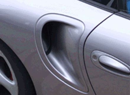 Side Air Vents Turbo. Porsche 996 Turbo - 99650436101G2X, 99650436201G2X