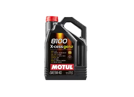 MOTUL 8100 X-CESS GEN2 5W-40 engine oil 5ltr - 109776