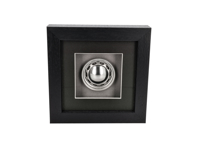 Handmade 1:8 Scale 356 Steel Wheel Model with Hubcap - Hand Assembled & Box Framed - 35668021, 64468101, 6446810110, 6446810111, 644681101, PCG36100200 - BFWH356AOPEN