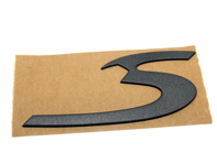 S - Badge with cutout, Grey. Porsche 996 C4S - 99655924300D04, 99655924300 S - Badge with cutout, Grey. Porsche 996 C4S - 99655924300D04, 99655924300