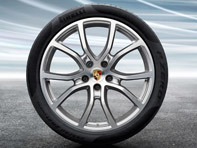 21' Cayenne Exclusive Design PLATINUM SILVER Alloy Wheels & Summer Tyres Original Porsche - 9Y0044640J 21' Cayenne Exclusive Design PLATINUM SILVER Alloy Wheels & Summer Tyres Original Porsche - 9Y0044640J