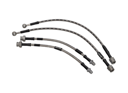 Goodridge RVS remslangset SPR0300-4P. Porsche 928 1986-95 - 92835508102, 92835508002, 92835508003, 92835508004