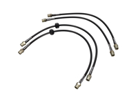 Stainless steel brake hoses. Porsche Cayenne (955) Turbo 4.5L 2002>> - DHK819