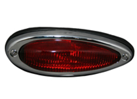 Rear indicator red. Porsche 356 USA - 64463140300, 64463140400 - PS9207, PS9208, 1695300170, 1695300180