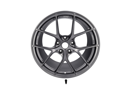 Titan 7 锻造 T-S5 分体 5 辐合金车轮后轮缎面钛合金 10 x 19。保时捷 987 / 981 / 718 - TS501910035513071ST