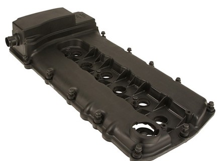 Engine valve cover. Porsche Cayenne 957 3.6L / 958 - 95810513530, 95810513531, 95810513531, 95510513500, 95510513501, 95810513530, 95510523100, 95510523101, 95510534300 - URO-012846
