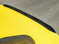 适用于原厂干碳纤维机翼的迷你盖尼襟翼。保时捷 718 Cayman GT4 RS - SRMGFOEM