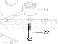Gearbox Bracket Hexagon-Head Bolt. Porsche 993 C2 - 90008203409 Gearbox Bracket Hexagon-Head Bolt. Porsche 993 C2 - 90008203409