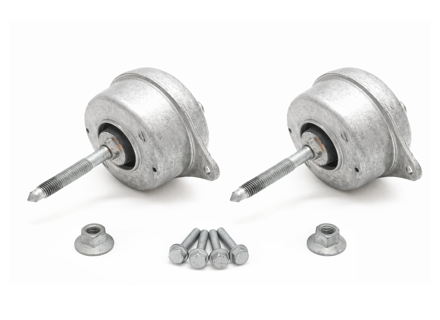 Engine mount kit, SET OF 2. Porsche 997.1 Carrera Cabrio & Targa 3.6L / 3.8L - 99737504907, 99737504905, 99737504903