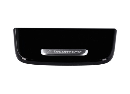 Centre console ashtray cover, in Piano Black. Porsche 971 Panamera - 971858417ANOV3, 971858417ADOV3, 971858417AD, 971858417AN