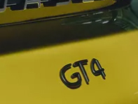 GT4 rear badge, in Back. Porsche 718 (982) Cayman GT4 - 98204480084041 GT4 rear badge, in Back. Porsche 718 (982) Cayman GT4 - 98204480084041