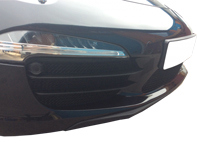 Front bumper stainless steel grille set ZunSport. Porsche 991.1 C2 (with parking sensors) - ZPR62715, ZPR62715B, ZPR62715, ZPR62715B