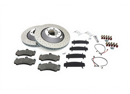 VOOR Remschijf 380 mm & Remblokken. Porsche 997 GT3 2010>> Zimmermann FORMULE Z - 99735140991, 99735141091 - 460.1551.70, 460.1550.70