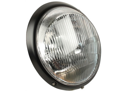 Headlamp, black rim. Porsche 911 1969-86 (non leveling type) LHD CARS - 91163111302, 911.631.113.02 - EP092822, 1695100200