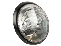 Headlamp, black rim. Porsche 911 1969-86 (non leveling type) LHD CARS - 91163111302, 911.631.113.02 - EP092822, 1695100200 Headlamp, black rim. Porsche 911 1969-86 (non leveling type) LHD CARS - 91163111302, 911.631.113.02 - EP092822, 1695100200