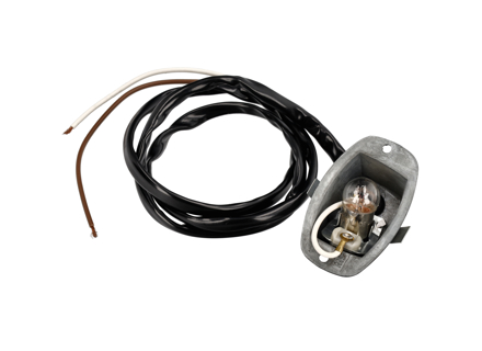 Kenteken/kentekenverlichting lamphouder. Porsche 356 B/C - 64463160100