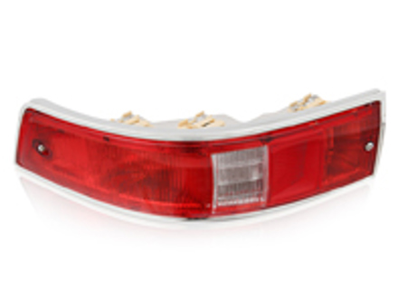 Rear indicator unit & lens in metal (SWB). Porsche 911/912 1963-68 USA - 90163140401, 90163140301