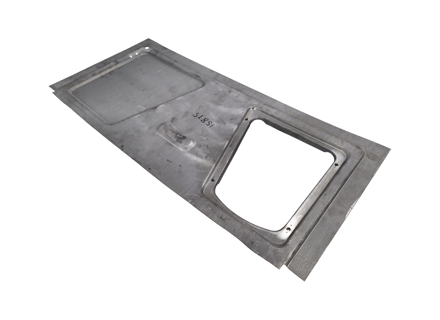 Front frame VIN plate, with centre braces. Porsche 356 T5 - 64450103505, PP158T5, P158T5