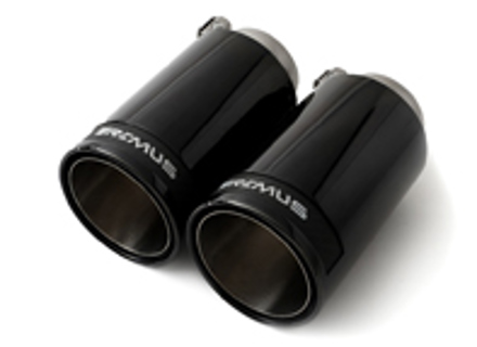 Exhaust tail pipe set Porsche 987 Gen 1 Boxster and Cayman 2006-2009 - 002698CBR, 6861061500, 0026 98CBR