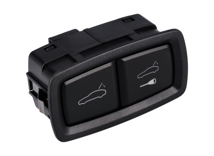 Ontgrendelingsschakelaar achterklep. Porsche Cayenne / Macan / Panamera - 7PP959832JIVI, 7PP959832EA05, 7PP959832GA05