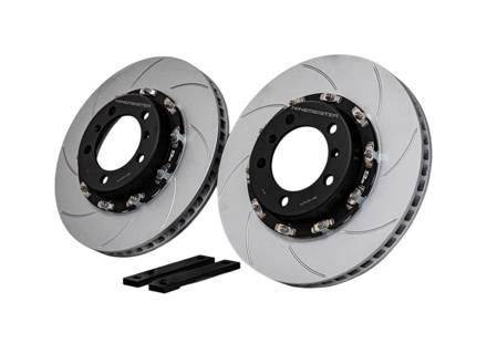 Upgrade auf schwimmend gelagerte Bremsscheiben vorn. Porsche 718 Boxster / Cayman S / GTS 2,5 l - 9P1615301A, 9P1615302A - 9M71825GTS