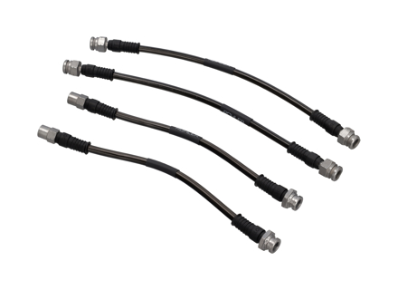 Tubi freno in acciaio inox intrecciato (set da 4) anteriori e posteriori Porsche 964 - 91135508700, 91135508701, 91135508702, 99335513900, 99335513901, 99335513902